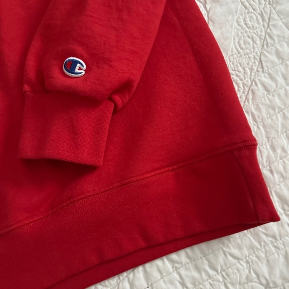 Champion East Stroudsburg University ESU Crewneck Sweatshirt Pullover Red XL - Picture 6 of 10